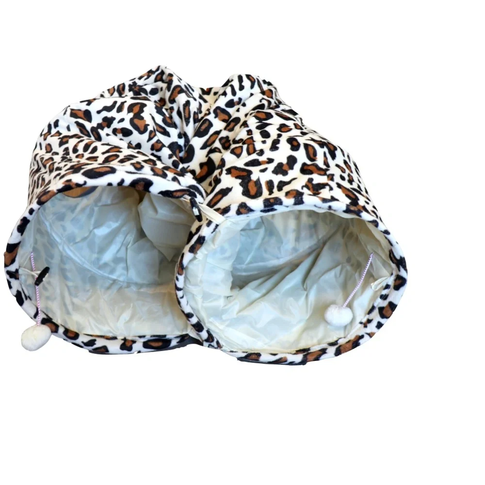 Leopard print cat tube 12